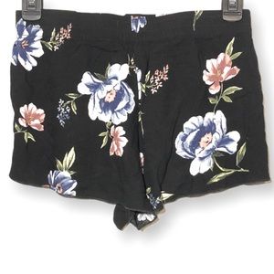 Kendall and Kylie Floral Short Fabric Shorts XS